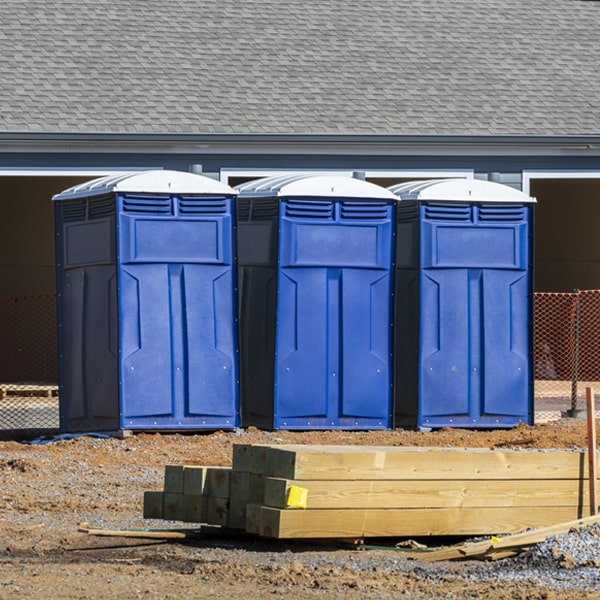 are there any restrictions on what items can be disposed of in the porta potties in Blanco